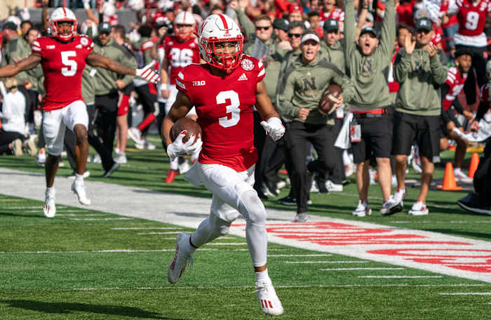 Samori Toure 2021 Ohio State touchdown second quarter USATSI_17105711